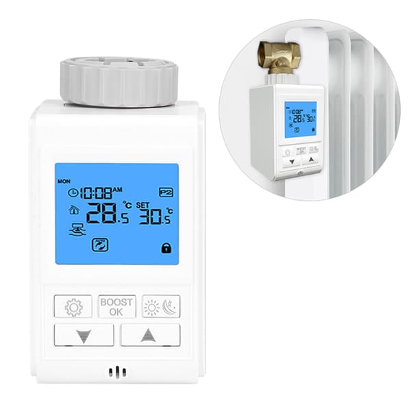 Smart Termostatisk Vandhaneventil Temperaturstyring Tuya Gateway Hub Zigbee Kompatibel