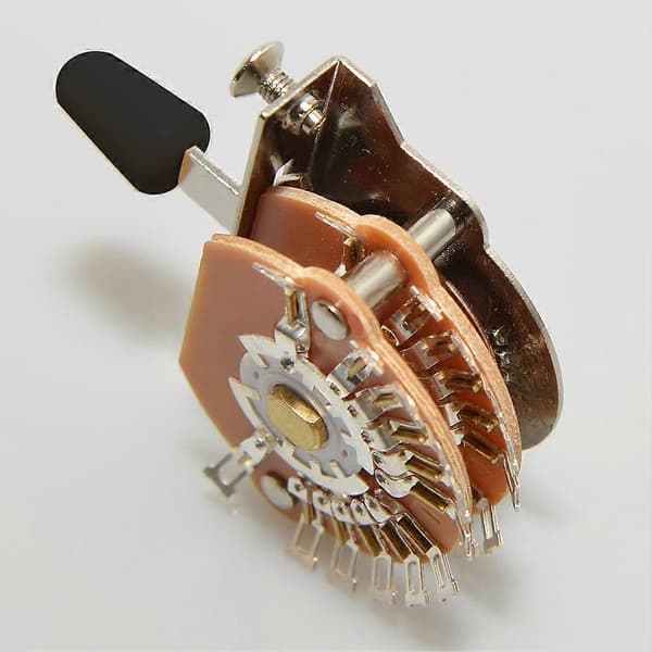 Gitarr 5-vägs 24 fot Super Switch Pickup Selector Super 4-polig dubbel wafer fläktformad för ST/TL-gitarrer