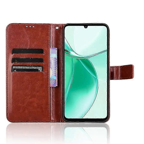 Til Zte Blade A35/a55 Etui Hest Pu Telefon Pung Etui Multicolor Style D