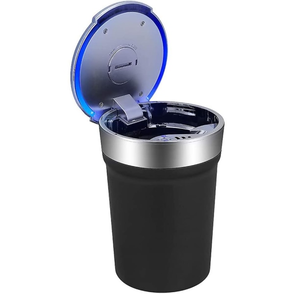 Bil Led askebæger lavet af zinklegering med låg og led lysholder
