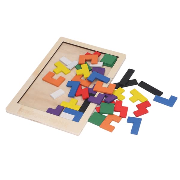 Trepuslespill Brain Teasers Blocks Leke Intellektuell Utviklingsspill for 6 år gamle barn