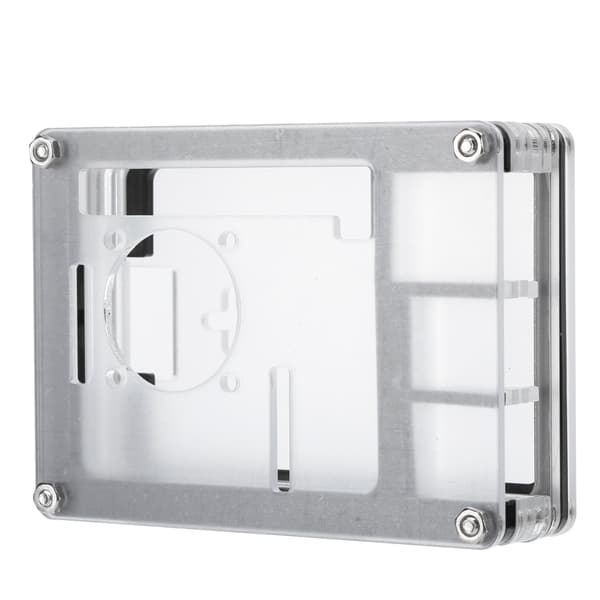 9-lags akrylveskesett med kjølevifte og nettingdeksel for Raspberry Pi 4 Model B#1
