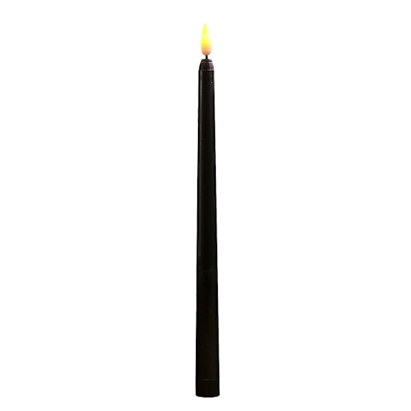 6stk Led stearinlys med fjernkontroll Bryllup/valentinsdag bordpynt Black