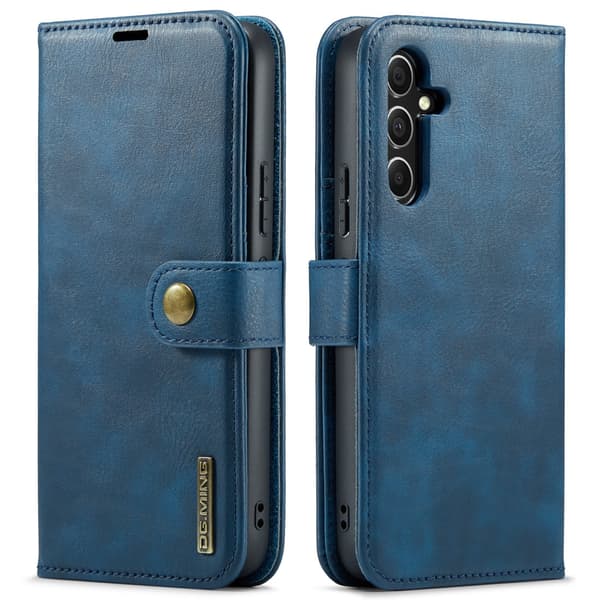 Samsung Galaxy A54 5G - Retro Plånboksfodral med Magnetisk Design Röd
