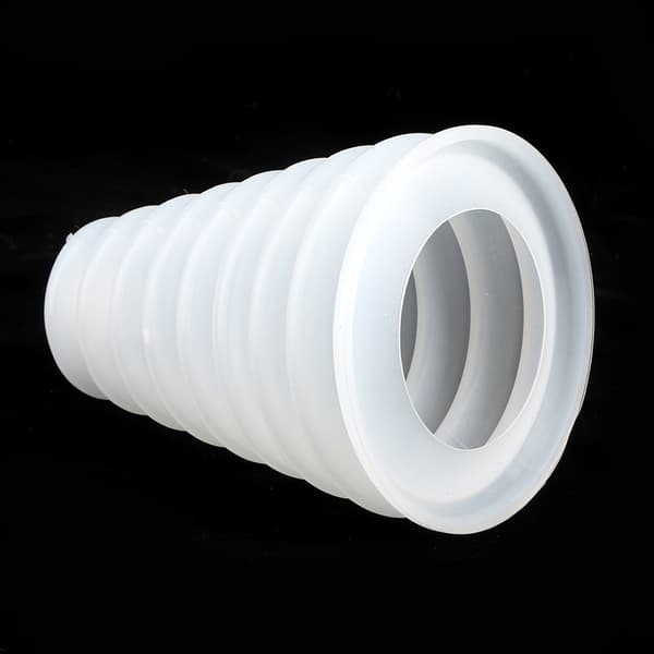 3 st Gummiflexibla Slitstarka Dammskydd för Elektrisk Borrhammare för 6mm-16mm Borr Vit