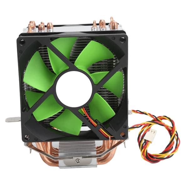9cm CPU Køler 3PIN Dobbelt Blæser Radiator Passer til Intel LGA775/1155/1156/1366 AMD AM2/AM2+/AM3