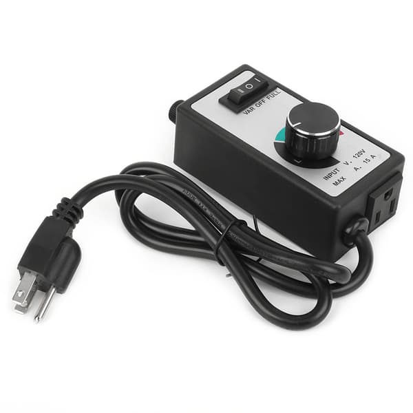 Variabel blæserhastighedsregulator 1800W til hydroponisk inline blæserudstødning US-stik 110V (1-meter kabel) 1-meter kabel