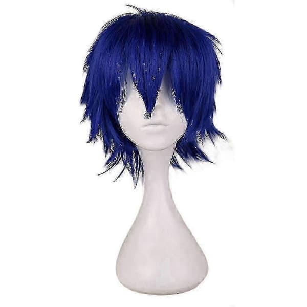 Moderigtig kort lige cosplayparyk til mænd - DSW dark blue