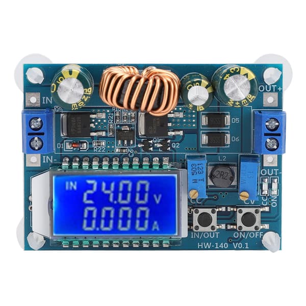 Step Up Down Buck Boost Strömförsörjningsmodul Konstant Spänning Ström LCD Digital Display