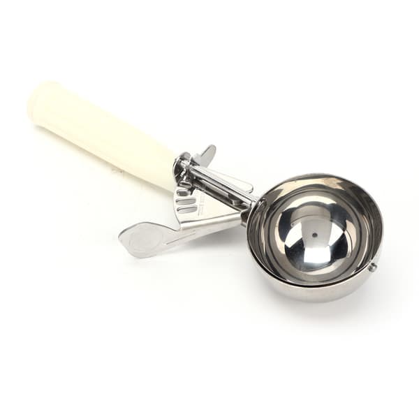 Iscremsskål Digger Multifunktionel Rustfrit Stål Iscremske Køkkenudstyr 6,7 cm Diameter Beige Håndtag