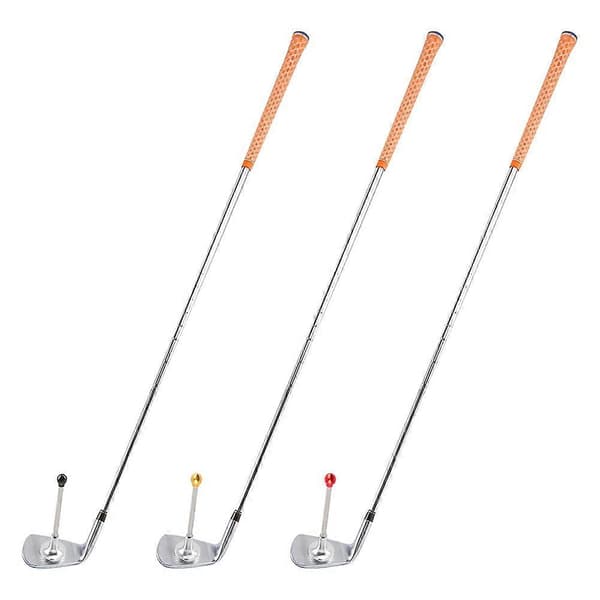 Golf Alignment Sticks, Magnetisk Golfkølle Alignment Stick Træningshjælpemiddel Del Hjælper med at Visualisere Golftræningsværktøj A Black