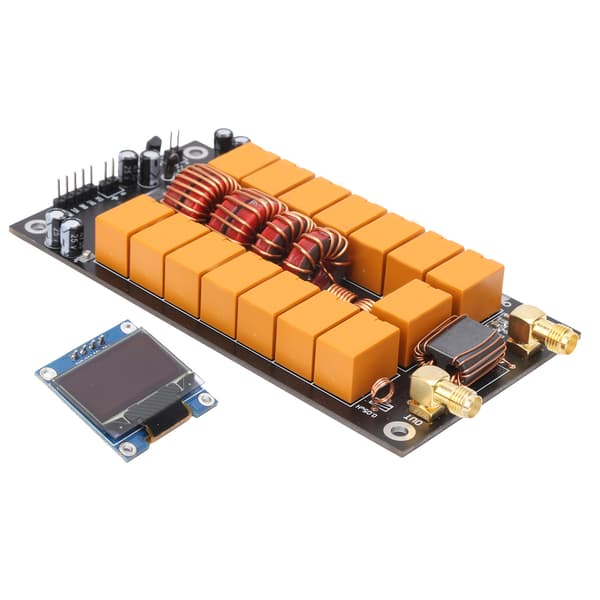 Antenne Tuner Board med Skjerm Ferdig Versjon DIY Kits Tester Komponenter ATU‑100 400mA