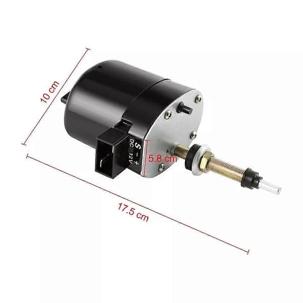 【BQ】12V Vindusviskermotor 01287358 Erstatningstilbehør Kompatibel med Willys Jeep Traktor-Perfet