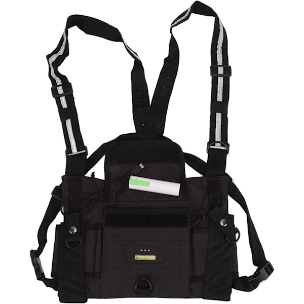 Radiobröstsele,Radio Rig Shoulder Hölster Bröstsele Väst Walkie Talkie