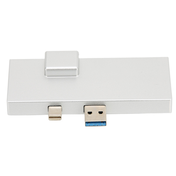 6 i 1 Dockingstation i aluminiumslegering til Microsoft Surface Pro 4 5 6