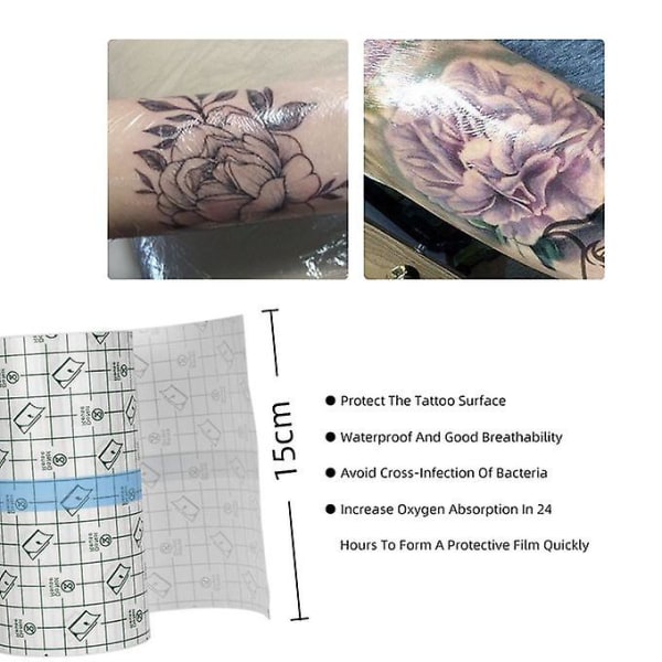 10m Tatuering Reparation Stickers Skyddande tatuering som andas