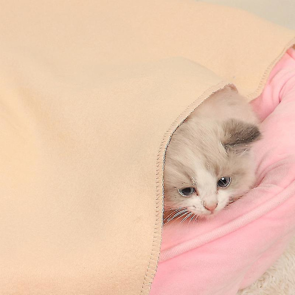 Hvalpetæpper Fleece kæledyrstæppe til hunde Hvalpe katte kæledyr