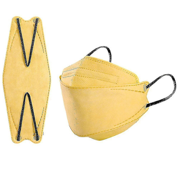 50pcs Kn95 Face Masks Fish Mask Adult Morandi Ffp2 Mask 4 Layer Protective Masks Kf94 Masks