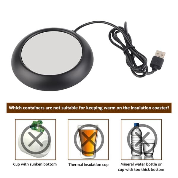 USB Koppvarmer Drikkevarmer Eggkake Håndklevarmer 220V