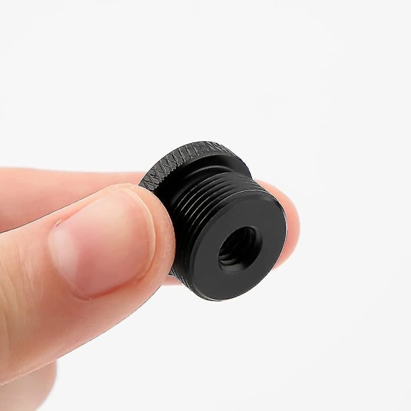2 stk mikrofonstativadapter 1/4 hunn til 5/8 hann skrue trådadapter stativ skrue