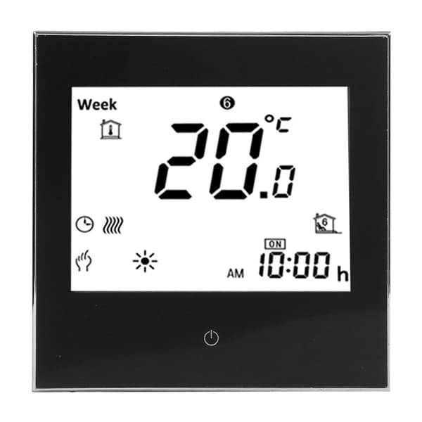Programmerbar Rumstermostat LCD Touch Screen 5A AC110-230V Veckovis Uppvärmning
