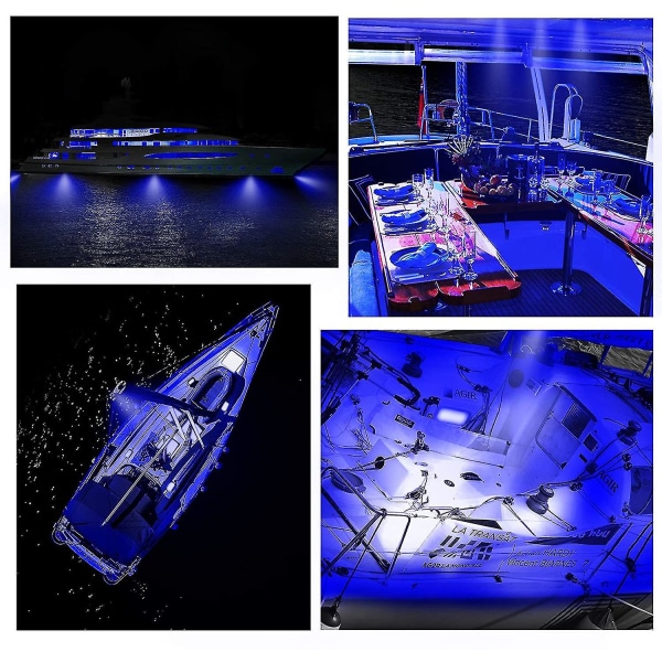 Marine Ship Lights, Praktisk Ship Deck Led Interior Lights, Dekorativa Lights Blue