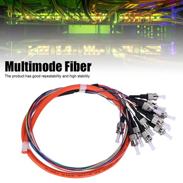 Fiber Pigtail-kabel 12 kärnor Multimode St UPC MM-0.9 för nätverkskommunikationssystem