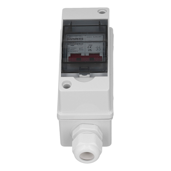 2P 40A DC Strømafbryder IP65 Vandtæt 6KA Brydeevne 1000V DC Isolator Switch til Solcelleanlæg