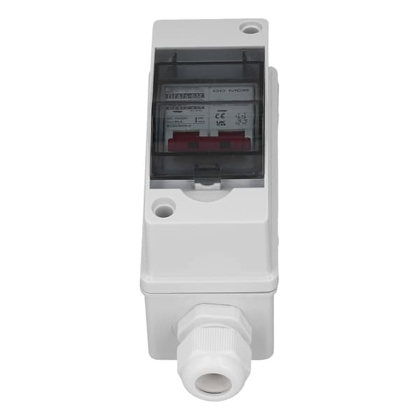 2P 40A DC Strømbryter IP65 Vanntett 6KA Brytekapasitet 1000V DC Isolatorbryter for Solcelleanlegg