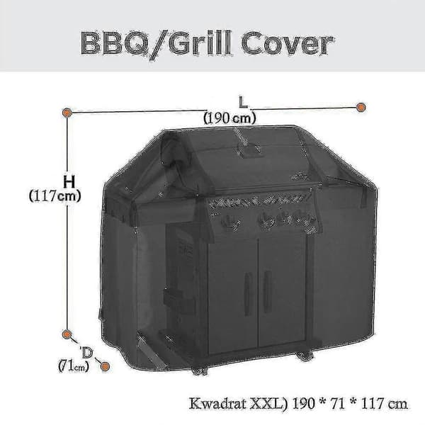 5 størrelser vandtæt grillovertræk Aespa