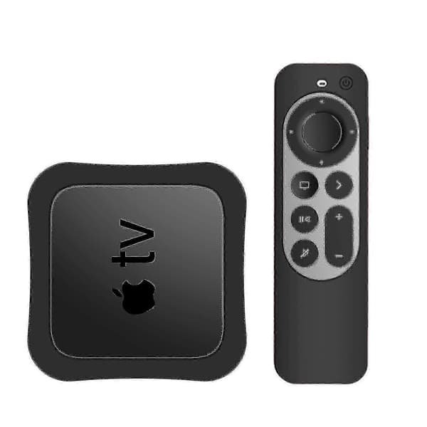 Apple TV 4K 2021 Fjernkontroll og boks silikondekselsett