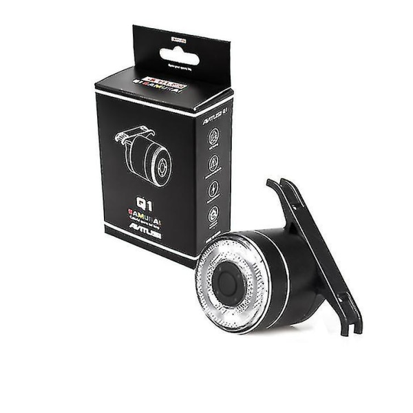 Ip65 Smart Cykelbremse Baglygte, Usb Genopladelig Night Riding Safety Light