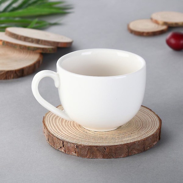 Runde Natural Wood Coasters Diy Wooden Cup Pad Te Kaffe