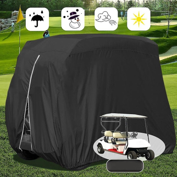Golf Buggy Cart Cover Vattentätt Dammtätt UV Regnskydd S - 242x122x168cm