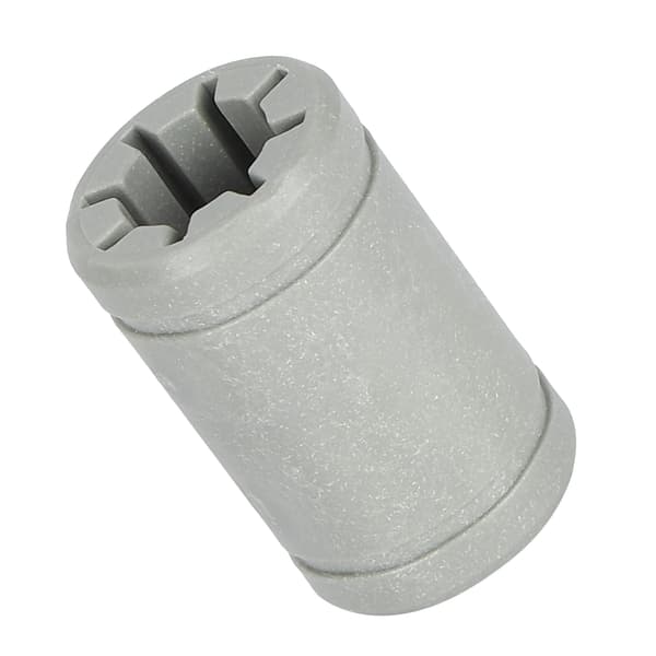 Lageraksel Grå Plast LM8UU Solid Polymer Lineærlager 3D-skriverdeler Tilbehør for RJMP‑01‑08