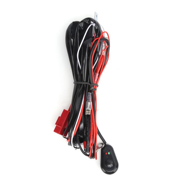 12V LED Spotlysforbindelseskabel 1-til-2 40A Relæ Inline Blade Sikring Universal til Bil ATV UTV