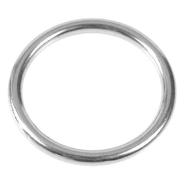 304 Rustfritt Stål Båt Marine Sveiset Ring O Rund Ring Polert Sirkel inner diameter 35mm Wire diameter 6mm