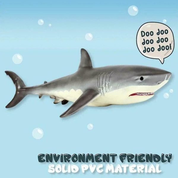 Shark Model Toy, simulering miniatyr djurleksak, liten hajfigur