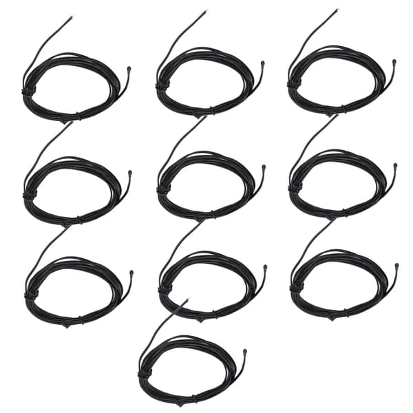 10 stk. NTC Termistor Temperatur Sensor Probe Dråbeformet Spids Epoxy Resin Konnektor 2 meter 10K B3435