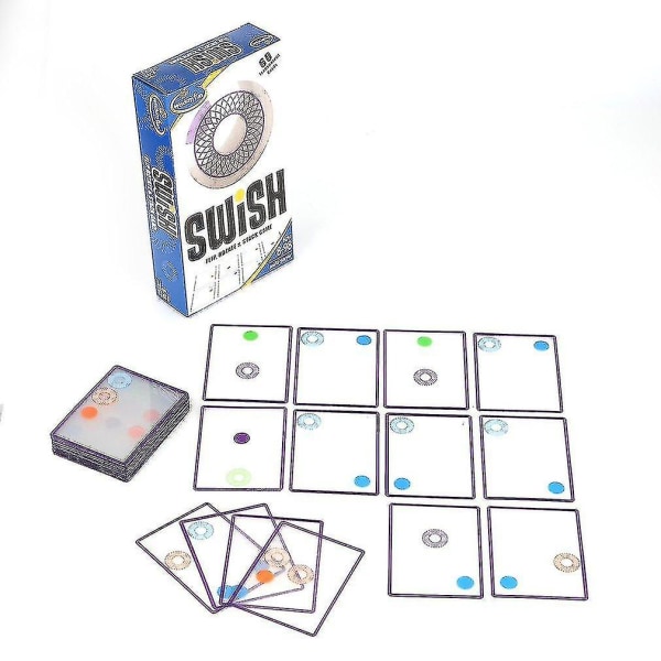 Fun Transparent Education Card Logic Game Swish