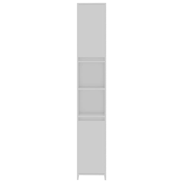 【BQ】vidaXL Baderomsskap hvit 30x30x183,5 cm konstruert tre White Vit