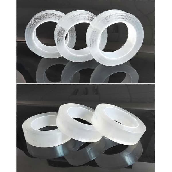 Uppgradera Nano Tape Bubble Kit, Dubbelhäftande tejp Plastbubbeltejp, Elastisk tejp 0.01cm*0.5cm*200cm