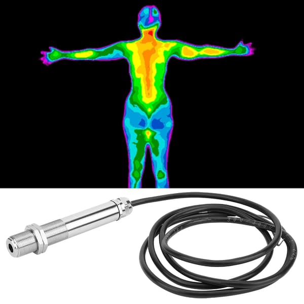 Temperatursensor Probe Fast Infrarødt Termometer Tilbehør Industrielle Dele 12V-24V DC 4-20mA 0-200℃
