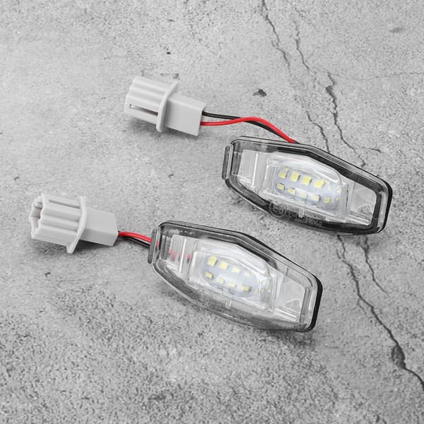 2st 12V 30V LED Bilskyltbelysning Kompatibel med Civic