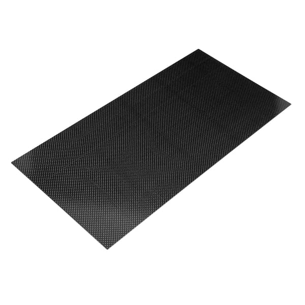 Kolfiberplatta 3K Twill Glansig Ytpanel 200x400x1.0mm för Drönarleksaksmaterial