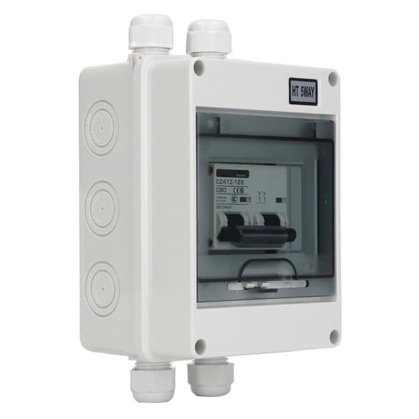 80A 2P Miniatyr Strømbryter IP65 Vanntett 1000VDC Koblingsbryter Solcelle PV System