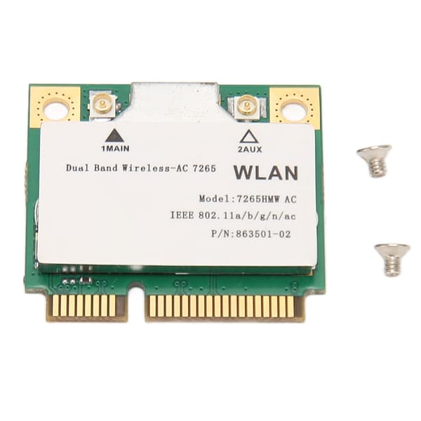 7265HMW Trådløst netværkskort 1200Mbps 2.4 5Ghz Bluetooth 4.2 Mini PCIE Interface WiFi Adapter til Windows 7 8 10
