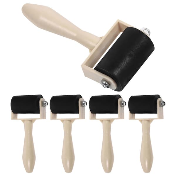 【BQ】5 st tryckrullar Praktisk tryckrulle Brayer trycklimstift