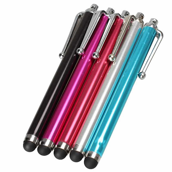 5 Stylus kapacitiv skärmpenna för iPhone iPad Samsung Tablet PC Black