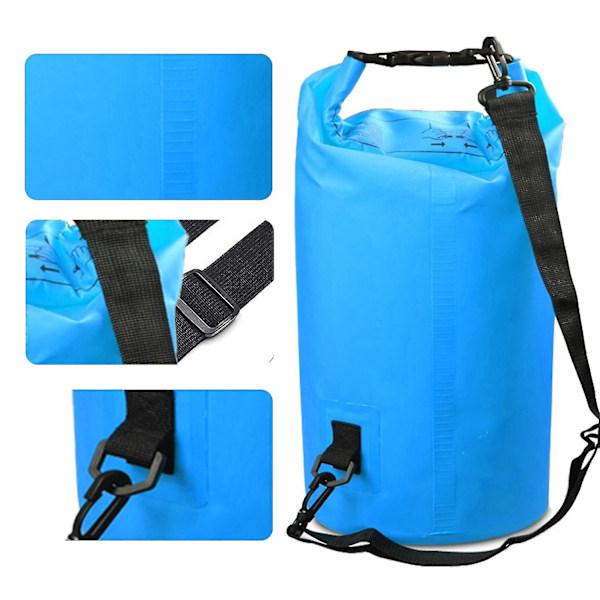 Pvc vattentät väska Bucket Bag Vattentät väska Beach Rafting